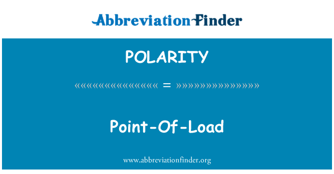 POLARITY: Punt-van-Load