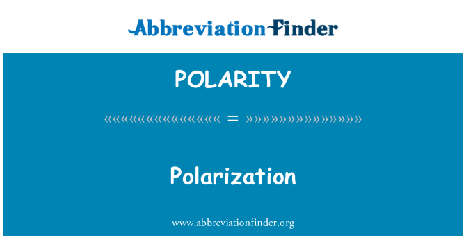 POLARITY: Polarisering
