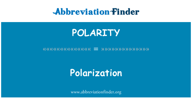 POLARITY: تقطیب