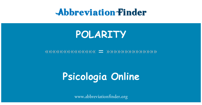 POLARITY: Psicologia sou liy