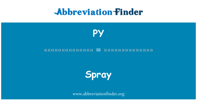 PY: Pulverizare