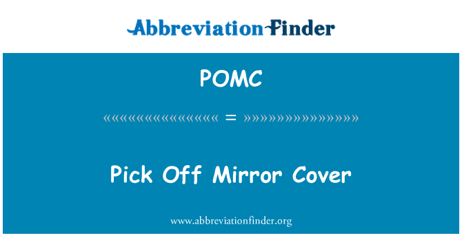 POMC: Odstřelovat Mirror obal