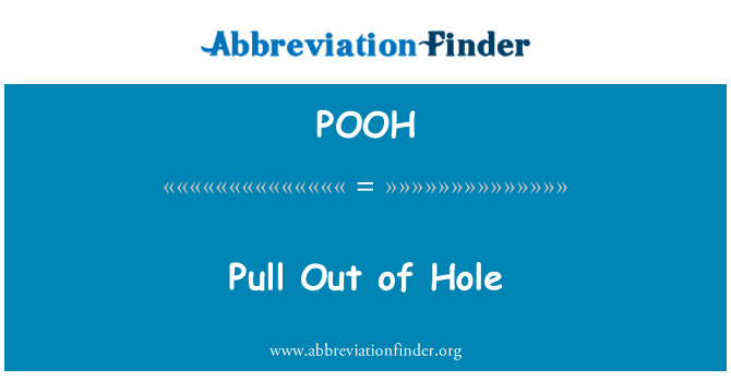 POOH: Iġbed minn toqba
