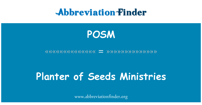 POSM: Květináč semena ministerstev