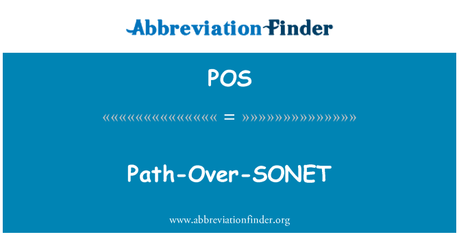 POS: Ti chemen anro SONET
