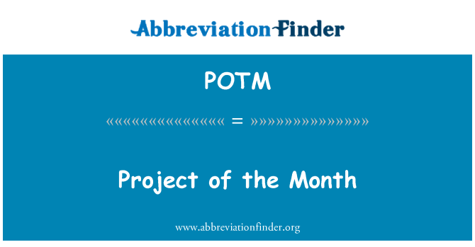 POTM: Projekt měsíce