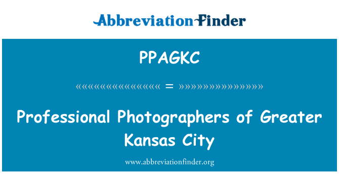 PPAGKC: Professionelle Fotografen von größeren Kansas City