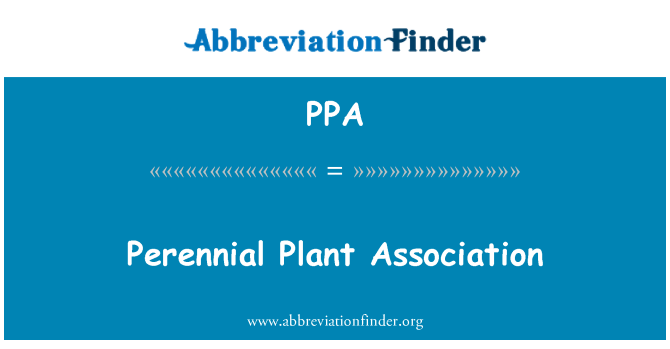 PPA: Asosyasyon Plant Et