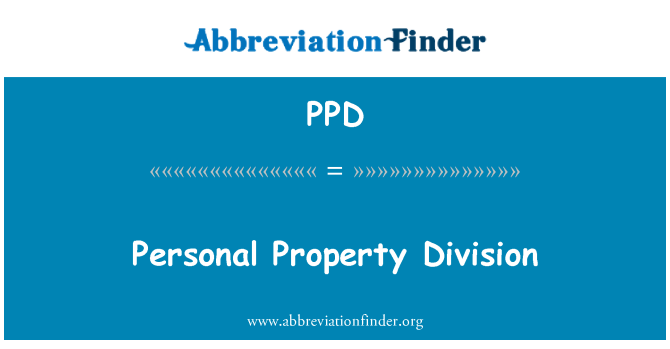 PPD: Pwopriyete prive Divizyon
