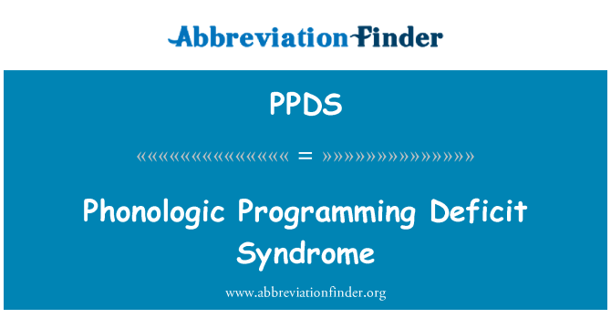 PPDS: תסמונת קשב תכנות וקלינאיות