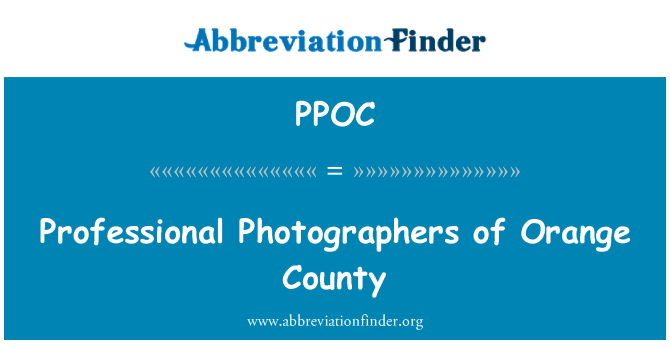 PPOC: Fotografi professionisti di Orange County