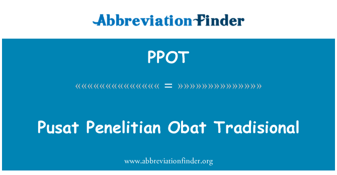 PPOT: 教育 Penelitian Obat 絡