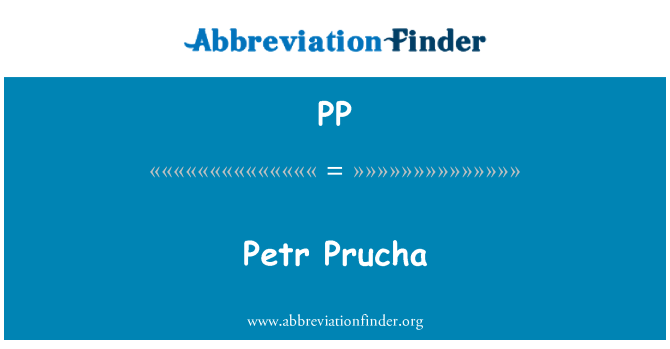 PP: Petr Prucha