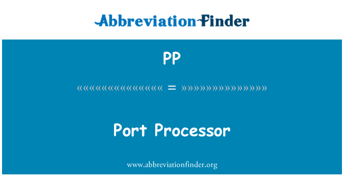 PP: Pò Processeur