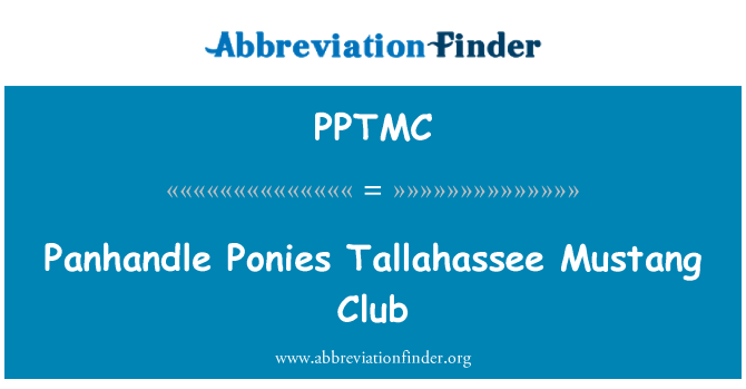 PPTMC: Panhandle Poneys Tallahassee Mustang Club