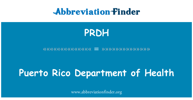 PRDH: Depatman sante nan Puerto Rico, Arizona