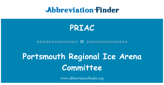 PRIAC: Comitato di Portsmouth regionale Ice Arena