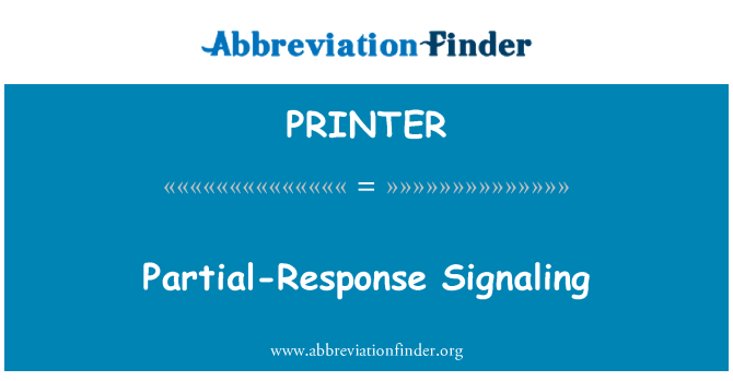 PRINTER: Частичный ответ сигнализации