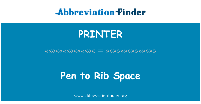 PRINTER: Pero do hrudního prostoru