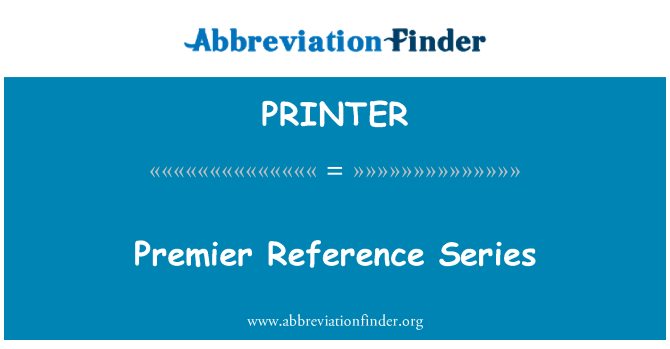 PRINTER: סדרת הפניה premier