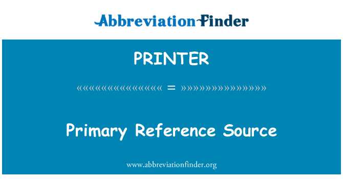 PRINTER: Первичный эталонный источник