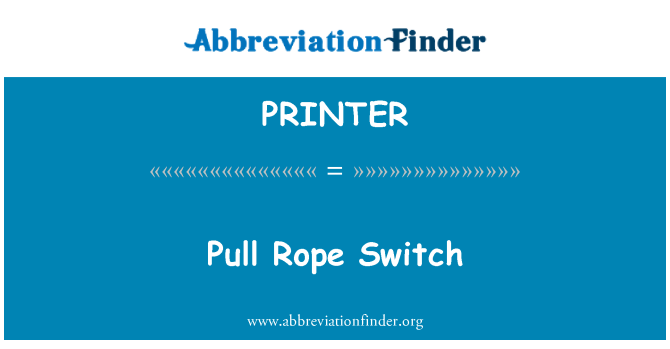 PRINTER: Tarik tali Switch