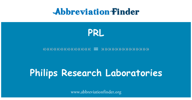 PRL: Laboratorji ta ' riċerka Philips