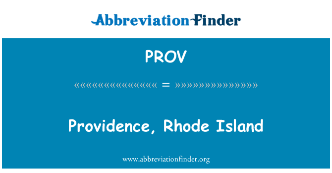 PROV: Providence, Rod Aylann