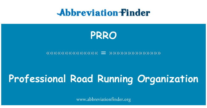 PRRO: Organisasi berjalan jalan profesional