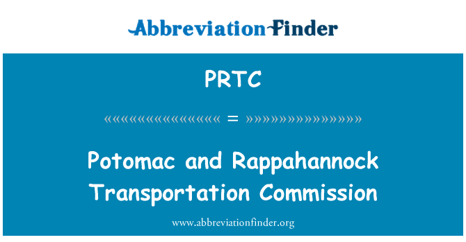 PRTC: Potomac a Rappahannock dopravní Komise