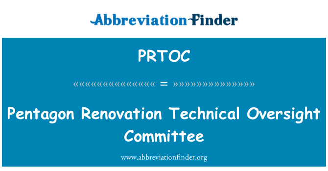 PRTOC: Pentagòn renovasyon teknik sipèvizyon komite
