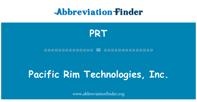 PRT: Pacific Rim טכנולוגיות בע מ