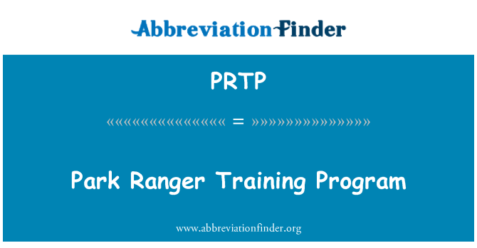 PRTP: Pwogram antrènman Park Ranger