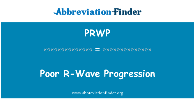 PRWP: Chudák R-křivky progrese