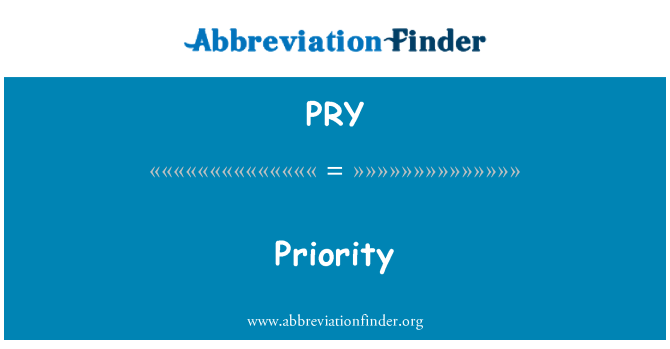 PRY: Priyorite