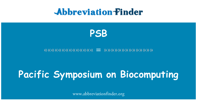 PSB: Pacifik Symposium o biocomputingu