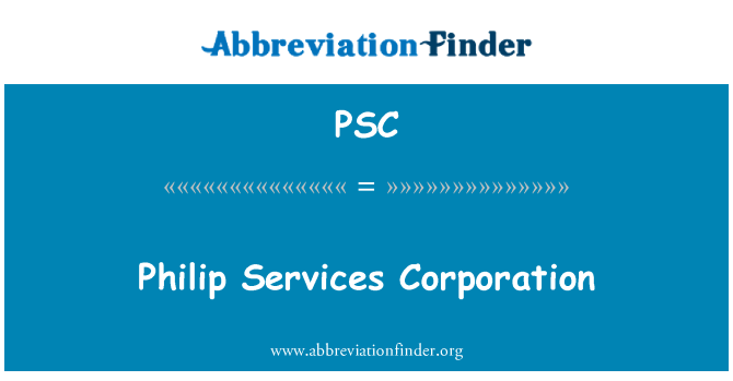 PSC: Filip Services Corporation