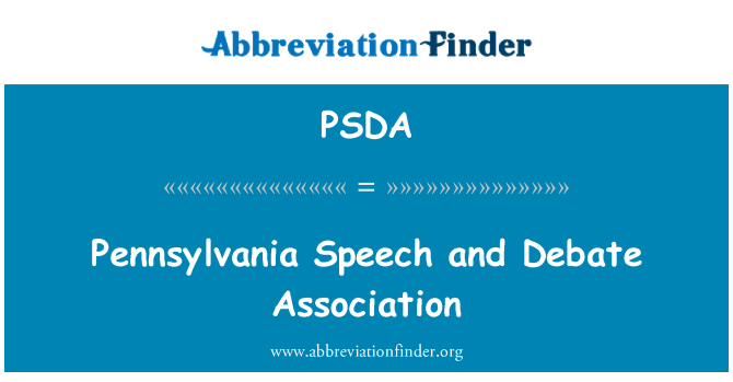 PSDA: פנסילבניה הביטוי וההתאגדות הדיון