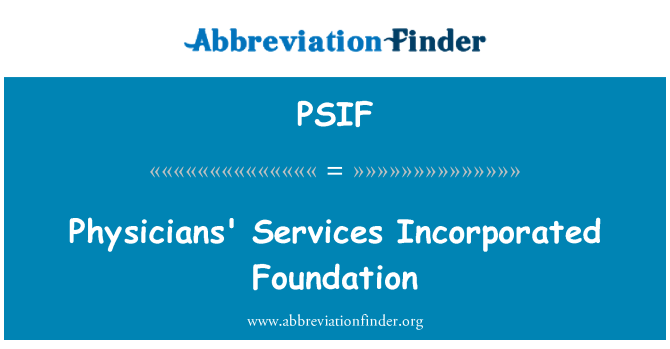 PSIF: Услуги врачей включены фонд