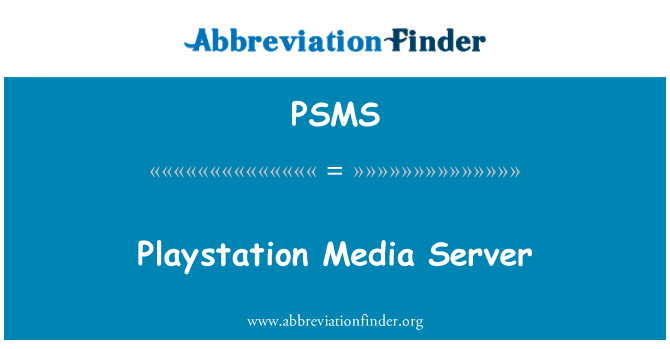 PSMS: Pelayan PlayStation Media