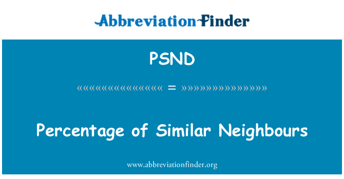 PSND: Persentaġġ ta ' ġirien simili