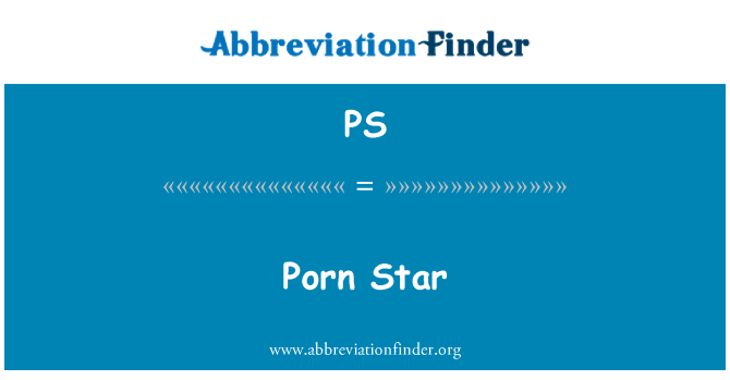 Pornstars Dictionary