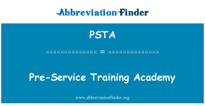 PSTA: Academia de formación previa de servicios