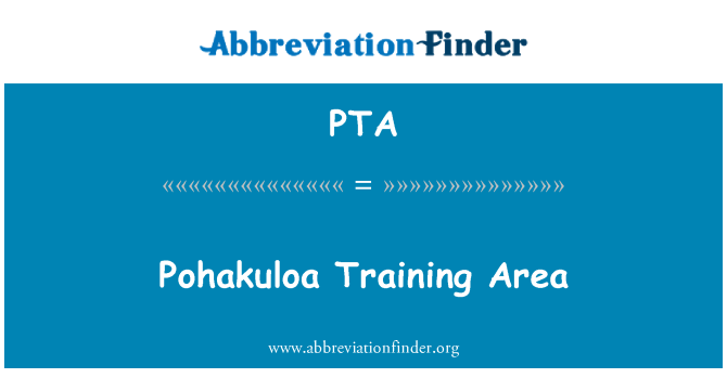 PTA: Pohakuloa Training Area