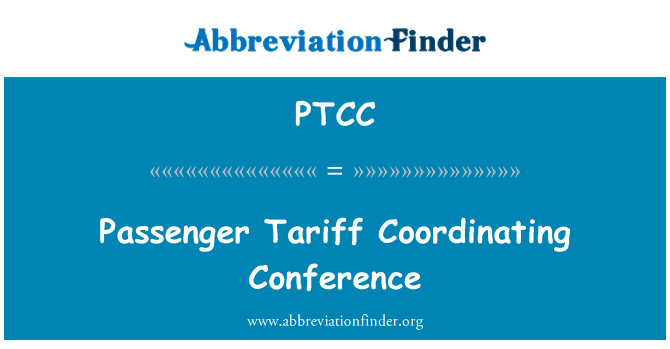PTCC: Penumpang TARIF koordinasi konferensi