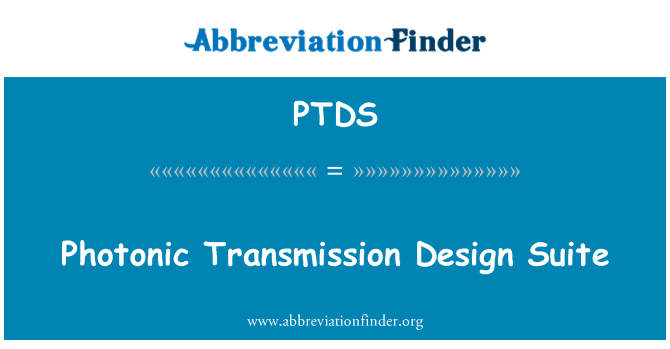 PTDS: Chanm Conception transmisyon optique