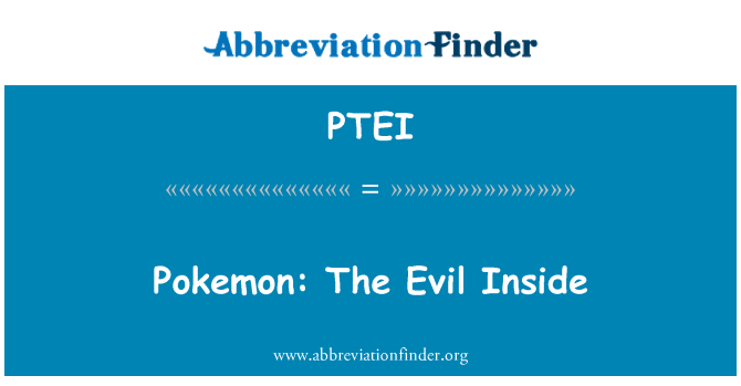 PTEI: Pokemon: Paha sees