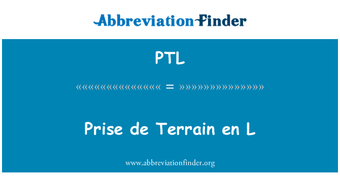 PTL: PRISE de reljefa lv L