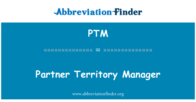 PTM: Správce partnera území