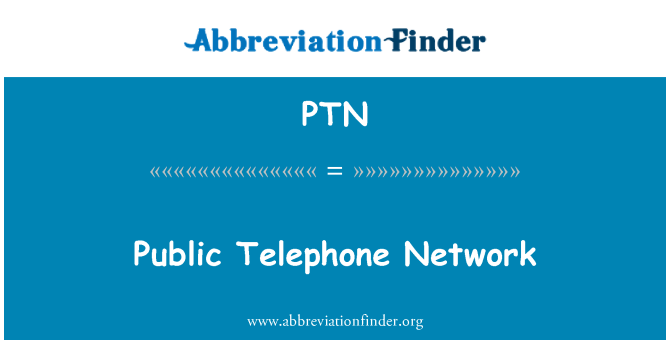 PTN: In-Network pubbliku tat-telefon